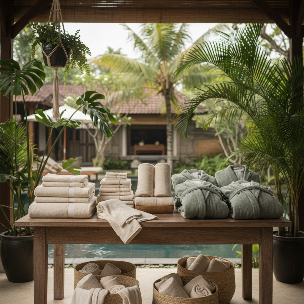 B2B Organic Laundry Solutions for Bali Hotels - CleanFold Eco Laundry Bali