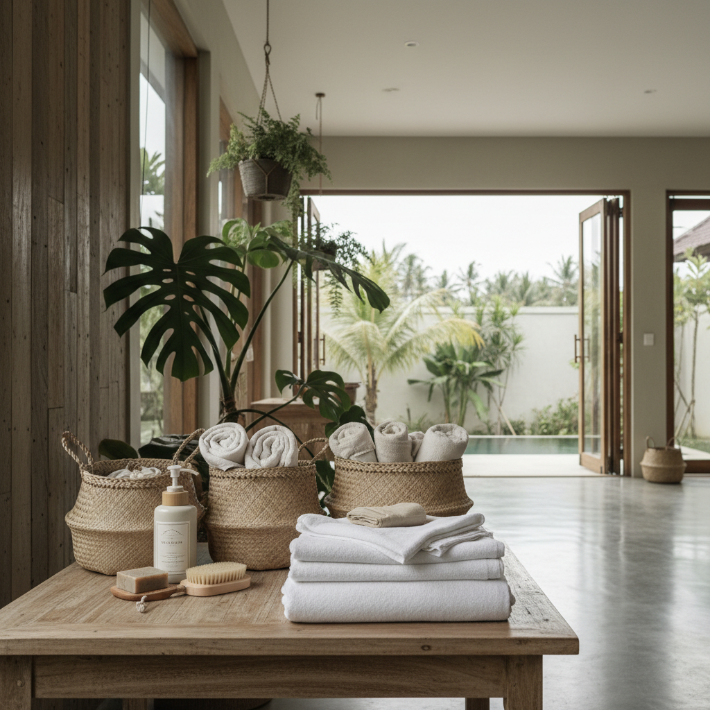 Professional Laundry Service for Luxury Villas in Canggu - CleanFold Eco Laundry Bali
