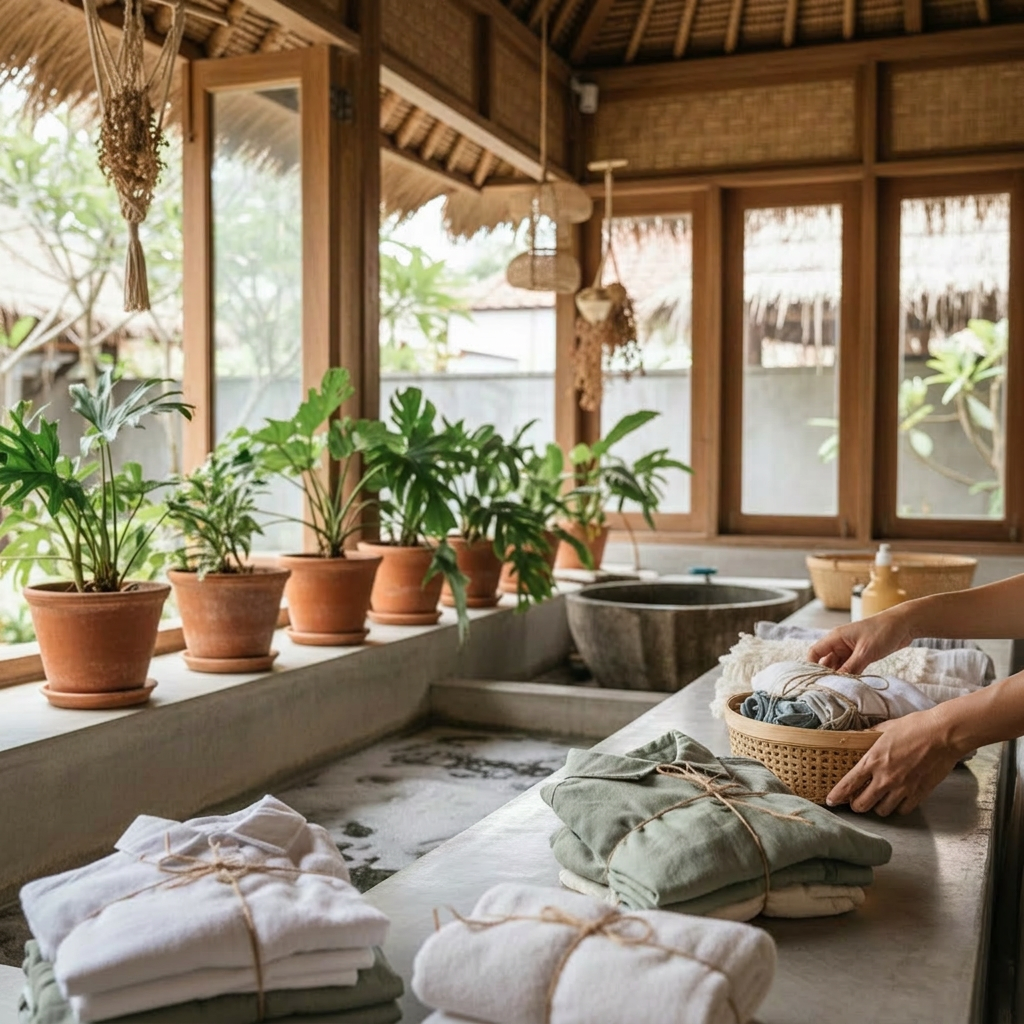 Best Laundry Delivery Canggu for Digital Nomads - CleanFold Eco Laundry Bali