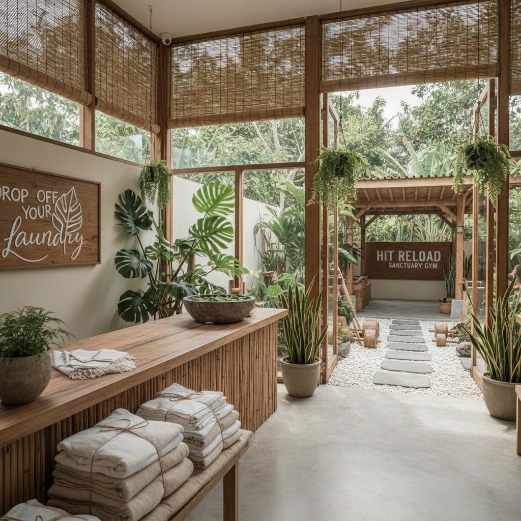 Drop Off Your Laundry and Hit Reload Sanctuary Gym in Canggu - CleanFold Eco Laundry Bali