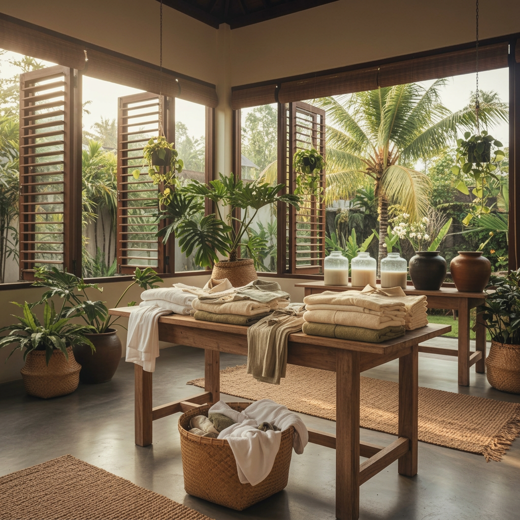 Organic Laundry Detergent Service for Sensitive Skin Canggu - CleanFold Eco Laundry Bali